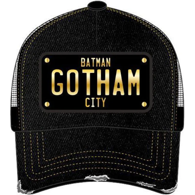 schwarze-trucker-cap-mit-gotham-city-batman-dc6-batp1-dc-comics-plakette-von-capslab