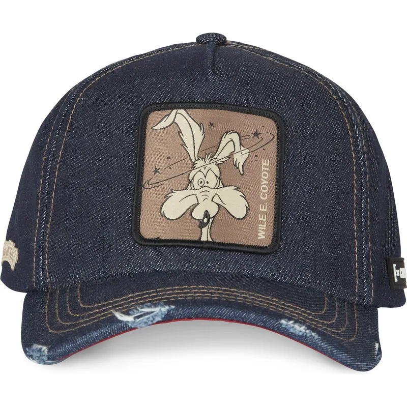 cappelli-curva-blu-marino-snapback-coyote-looney-tunes-di-capslab