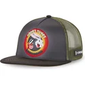 cappello-trucker-piatto-grigio-e-verde-bugs-bunny-e-daffy-duck-loo8-rin-looney-tunes-di-capslab