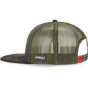 cappello-trucker-piatto-grigio-e-verde-bugs-bunny-e-daffy-duck-loo8-rin-looney-tunes-di-capslab