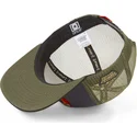 cappello-trucker-piatto-grigio-e-verde-bugs-bunny-e-daffy-duck-loo8-rin-looney-tunes-di-capslab