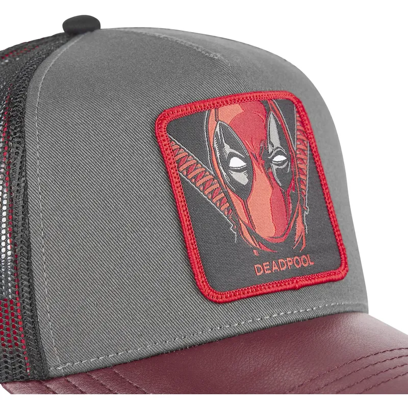mutzen-gebogen-grau-snapback-deadpool-marvel-comics-von-capslab mutzen-gebogen-grau-snapback-deadpool-marvel-comics-von-capslab