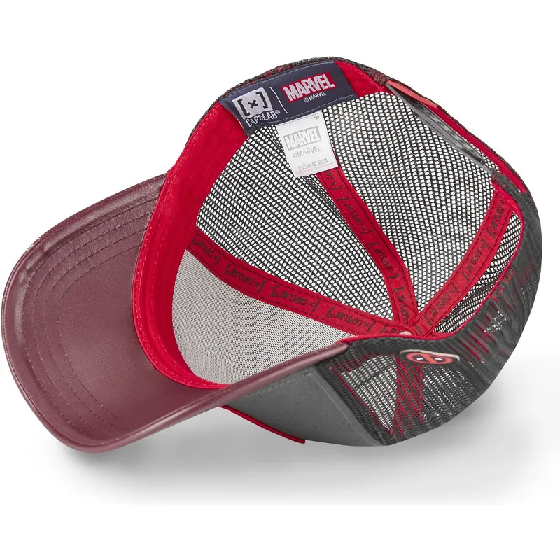 cappelli-curva-grigio-snapback-deadpool-marvel-comics-di-capslab cappelli-curva-grigio-snapback-deadpool-marvel-comics-di-capslab