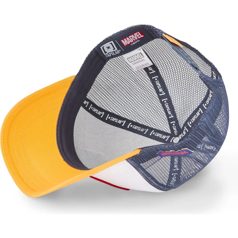 cappelli-curva-bianco-snapback-wolverine-marvel-comics-di-capslab cappelli-curva-bianco-snapback-wolverine-marvel-comics-di-capslab