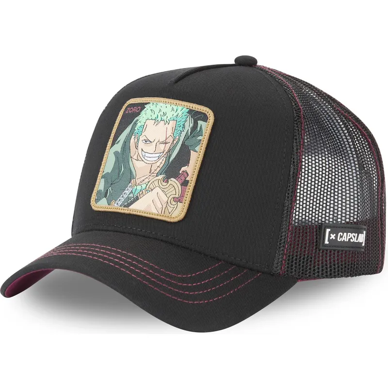 cappelli-curva-nero-snapback-roronoa-zoro-one-piece-di-capslab cappelli-curva-nero-snapback-roronoa-zoro-one-piece-di-capslab