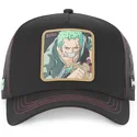 mutzen-gebogen-schwarz-snapback-roronoa-zoro-one-piece-von-capslab