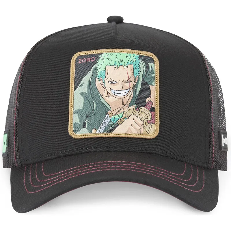 cappelli-curva-nero-snapback-roronoa-zoro-one-piece-di-capslab cappelli-curva-nero-snapback-roronoa-zoro-one-piece-di-capslab