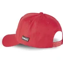 rote-snapback-cap-mit-gebogenem-schirm-monkey-d-luffy-luf9-one-piece-von-capslab
