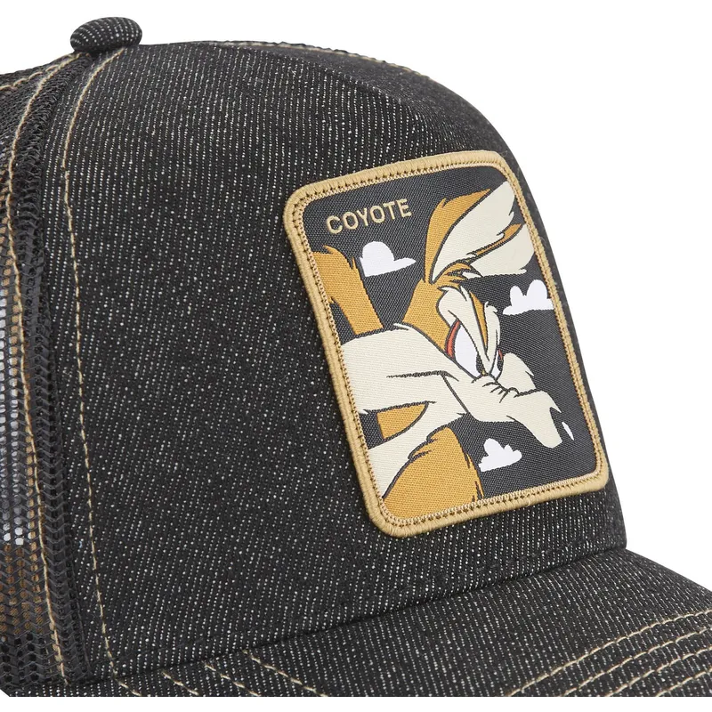 mutzen-gebogen-schwarz-snapback-kojote-looney-tunes-von-capslab