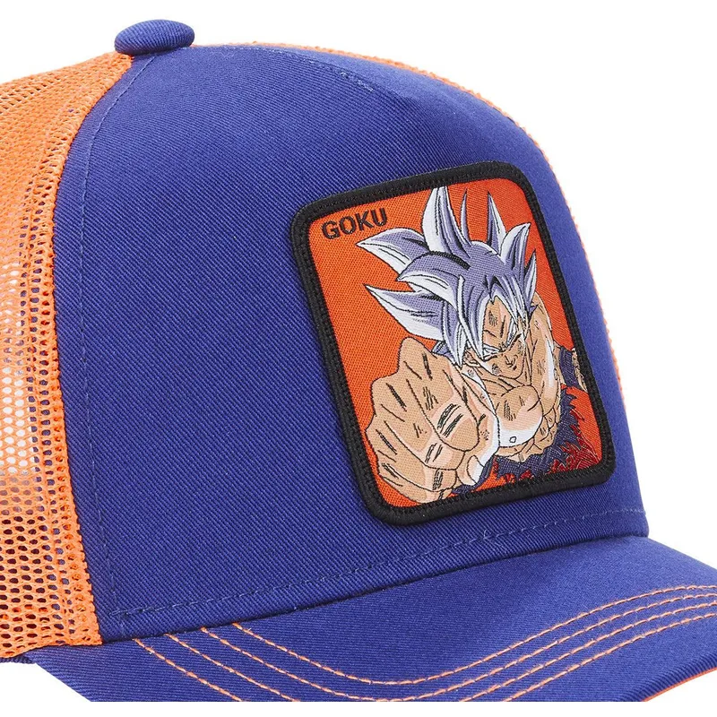 cappellino-trucker-blu-marino-e-arancione-per-bambino-son-goku-ultra-instinct-kid-ult1-dragon-ball-di-capslab