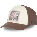 cappello-curvo-beige-e-marrone-snapback-goku-black-ro2-dragon-ball-di-capslab