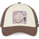 cappello-curvo-beige-e-marrone-snapback-goku-black-ro2-dragon-ball-di-capslab