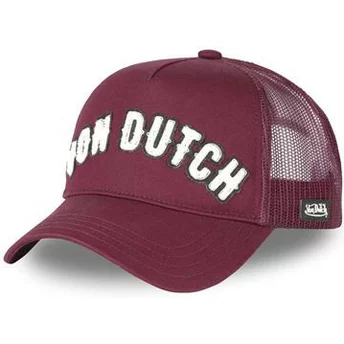Von Dutch BUCKL BO Maroon Trucker Hat