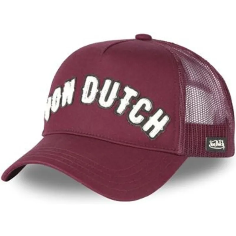 cappello-trucker-bordeaux-buckl-bo-di-von-dutch