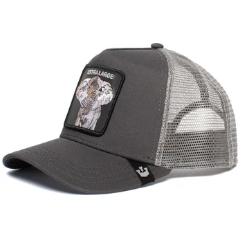 cappellino-trucker-grigio-elefante-heavy-extra-large-truckin-the-farm-di-goorin-bros