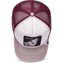 cappello-trucker-bianco-e-granata-lupo-lone-wolf-mv-howler-the-farm-mvp-di-goorin-bros