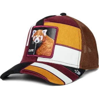 goorin-bros-bunte-trucker-kappe-roter-panda-cute-dorbz-the-farm-patchwork