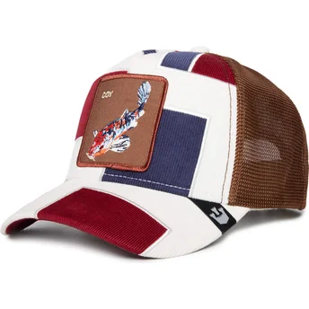 cappellino-trucker-multicolore-koi-coy-carpy-diem-the-farm-patchwork-di-goorin-bros