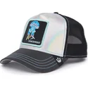 gorra-trucker-gris-y-negra-medusa-dangerous-go-away-the-farm-deep-sea-de-goorin-bros