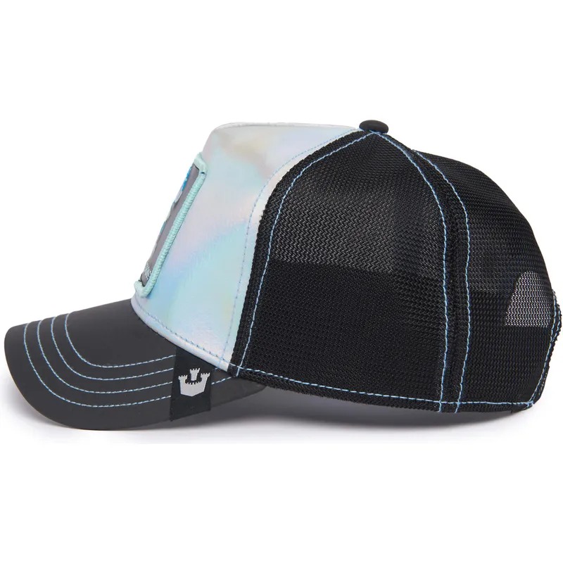 cappellino-trucker-grigio-e-nero-medusa-dangerous-go-away-the-farm-deep-sea-di-goorin-bros