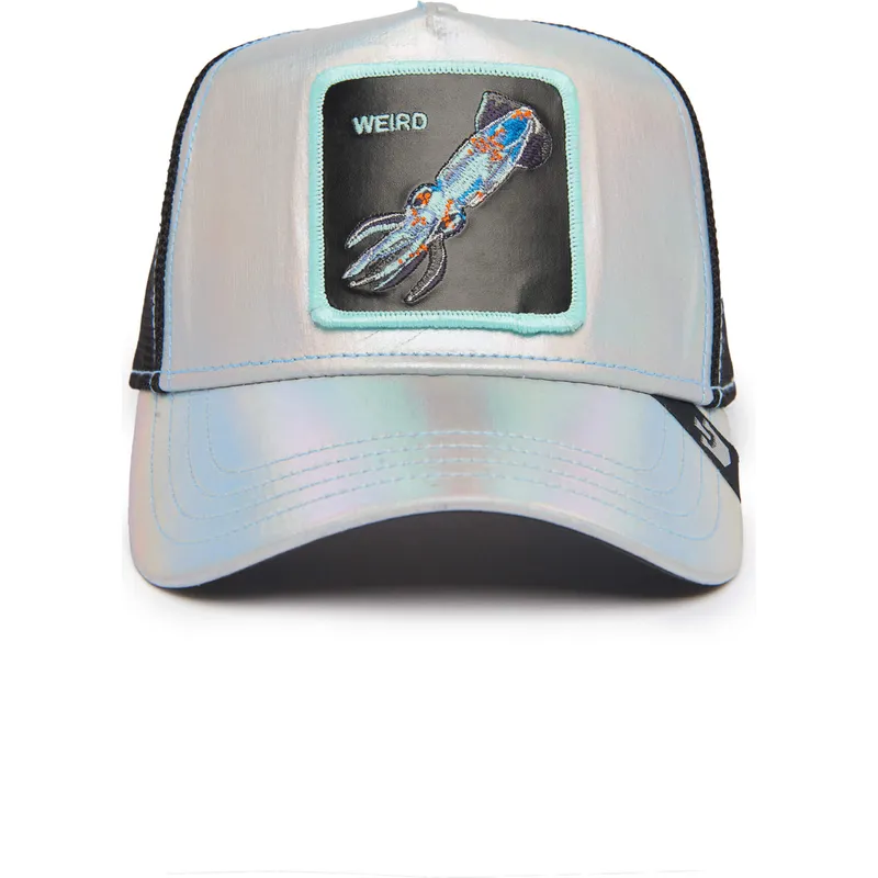 cappellino-trucker-grigio-e-nero-calamaro-weird-go-way-out-there-the-farm-deep-sea-di-goorin-bros