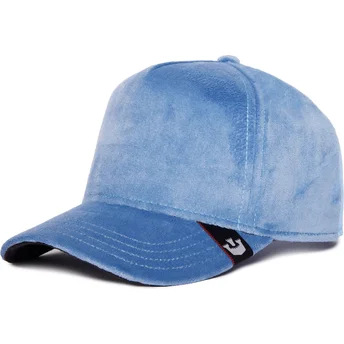 Cappellino trucker blu Velour Blank The Farm di Goorin Bros.