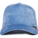 blaue-velour-trucker-kappe-blank-the-farm-von-goorin-bros