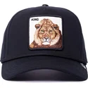 czarna-czapka-z-daszkiem-snapback-lew-king-100-the-farm-all-over-canvas-od-goorin-bros