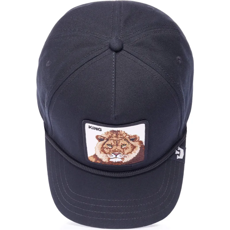 goorin-bros-svart-bojd-snapback-keps-lejon-king-100-the-farm-all-over-canvas