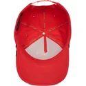 cappello-a-visiera-curva-rosso-snapback-pantera-panther-100-the-farm-all-over-canvas-di-goorin-bros