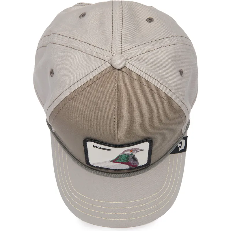 gorra-curva-gra-snapback-paloma-homie-pigeon-100-the-farm-all-over-canvas-fran-goorin-bros