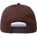 gorra-curva-marron-snapback-puerco-espin-prick-porcupine-100-the-farm-all-over-canvas-de-goorin-bros