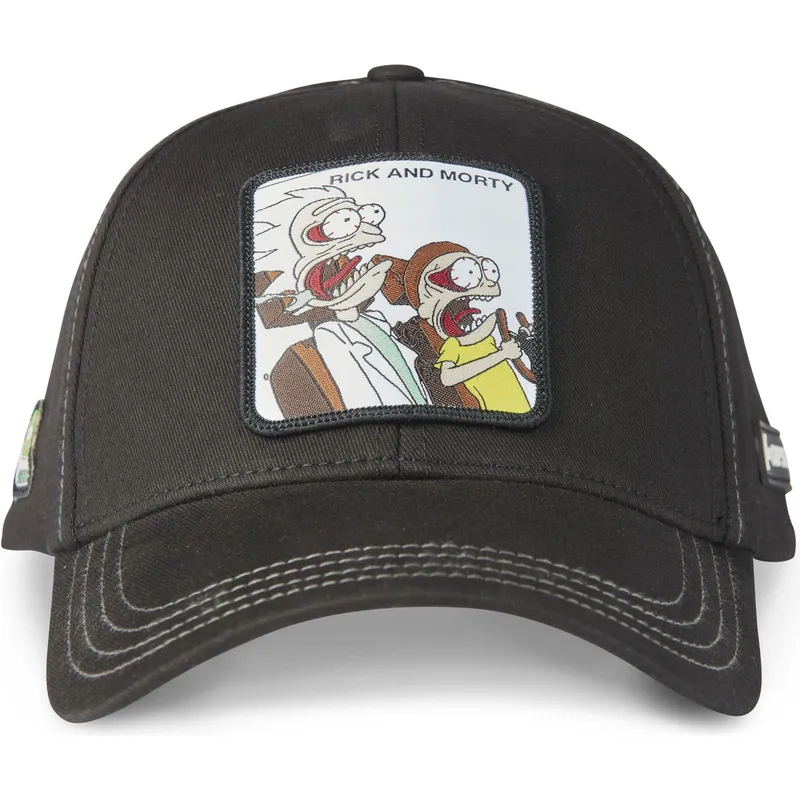 cappelli-curva-nero-snapback-rick-e-morty-rick-e-morty-di-capslab