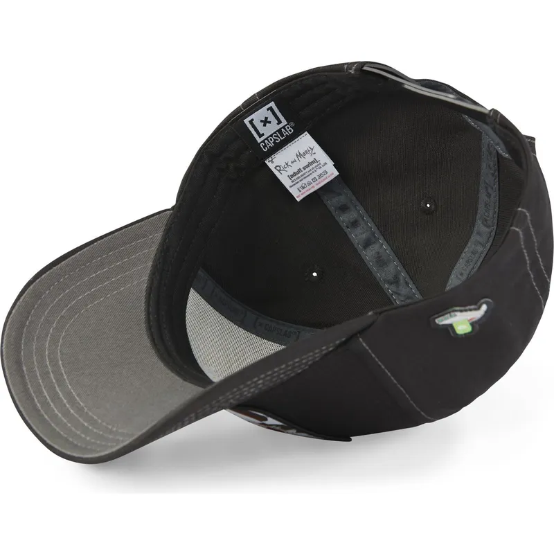 mutzen-gebogen-schwarz-snapback-rick-und-morty-rick-und-morty-von-capslab