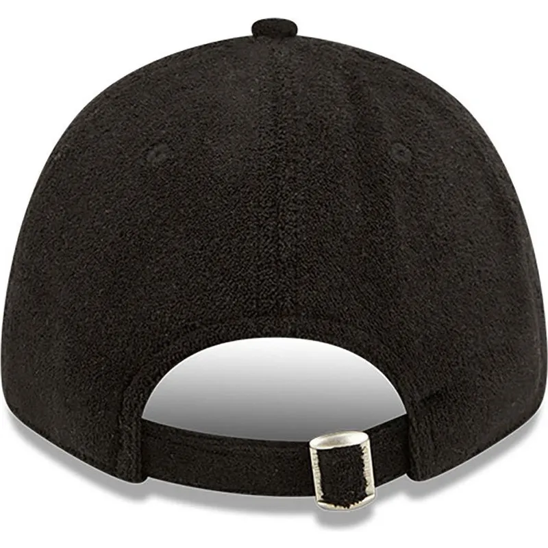 gorra-curva-negra-ajustable-con-logo-negro-9forty-towelling-de-los-angeles-dodgers-mlb-de-new-era