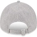 casquette-courbee-grise-ajustable-9twenty-herringbone-new-york-yankees-mlb-new-era