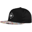 snapback-nero-con-visiera-piatta-rubber-aztek-di-djinns