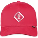 gorra-curva-roja-ajustable-brushed-twill-truefit-20-de-djinns