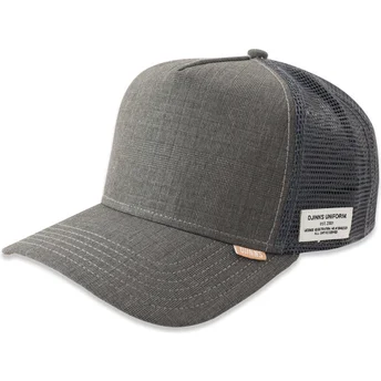 Gorra trucker gris HFT Glencheck de Djinns