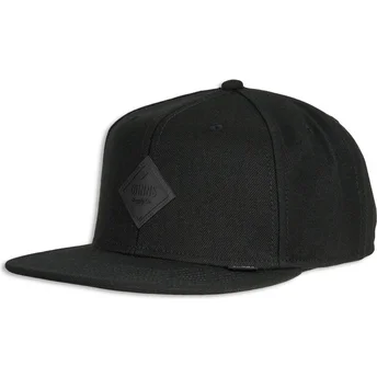 Gorra plana negra snapback Monochrome de Djinns