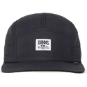 czarna-plaska-czapka-regulowana-puffy-nylon-od-djinns