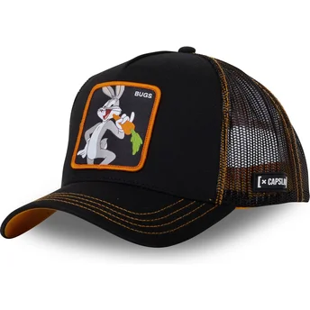 Gorra trucker negra Bugs Bunny LOO7 BU1 Looney Tunes de Capslab