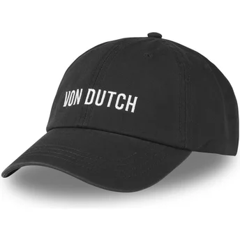 Schwarze verstellbare Curved Cap DC B von Von Dutch