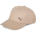 cappellino-curvo-beige-regolabile-metal-cat-di-puma