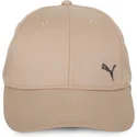 cappellino-curvo-beige-regolabile-metal-cat-di-puma