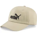 gorra-curva-beige-ajustable-essentials-no1-de-puma