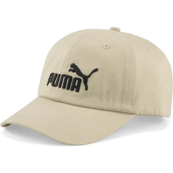 Gorra curva beige ajustable Essentials No.1 de Puma