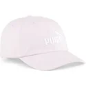 gorra-curva-rosa-regolabile-essentials-no1-di-puma