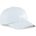cappellino-curvo-azzurro-regolabile-essentials-no1-di-puma