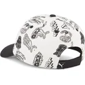 cappellino-curvo-bianco-e-nero-regolabile-per-bambino-essentials-cat-logo-di-puma